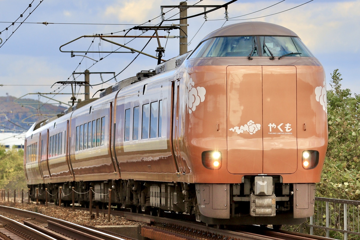 JR西日本 後藤総合車両所出雲支所 273系 Y8編成