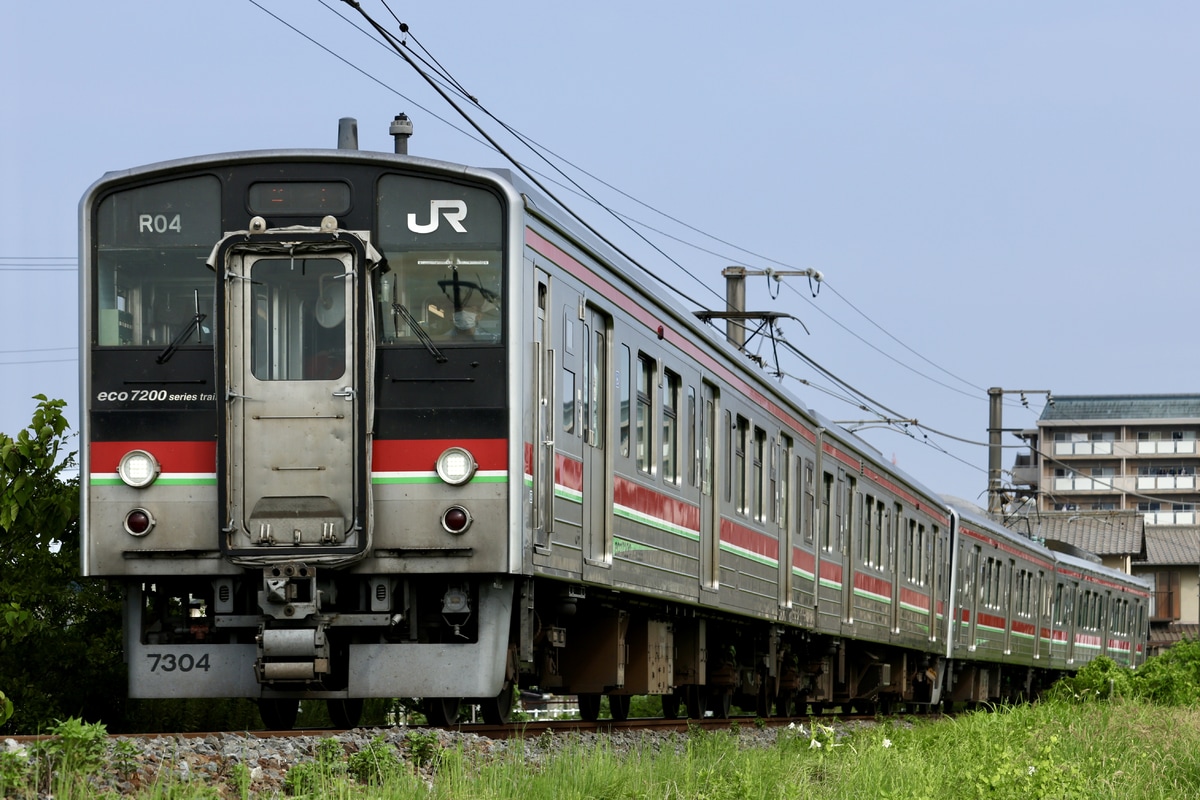 JR四国 高松運転所 7200系 R04編成