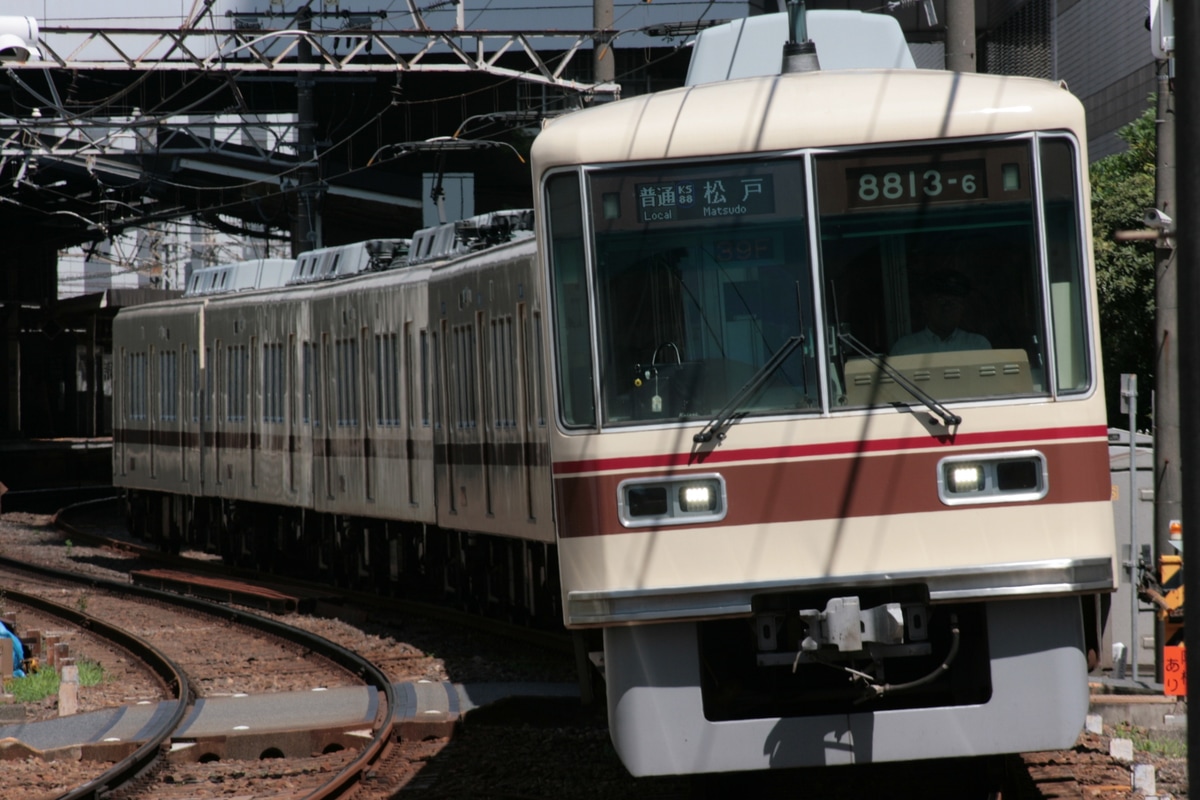 京成電鉄 くぬぎ山車両基地 8800形 8813F