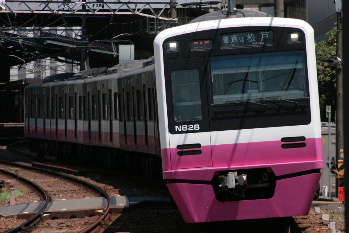 京成電鉄 くぬぎ山車両基地 N800形 N828F