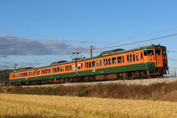 JR西日本115系を東岡山～大多羅間で撮影した画像