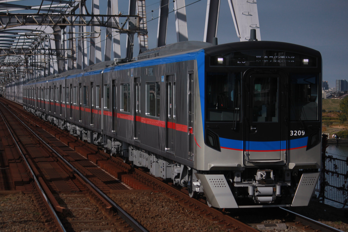 京成電鉄 宗吾車両基地 3200形 3212F.3207-3208