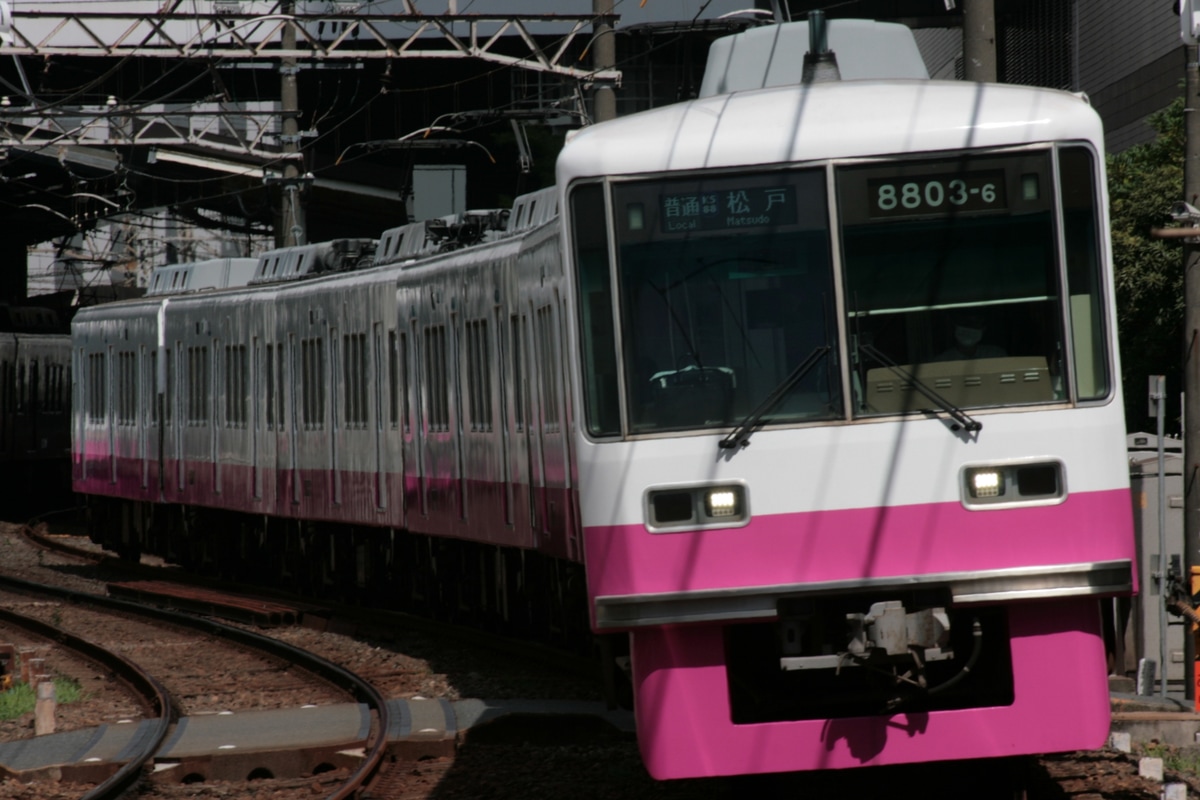 京成電鉄 くぬぎ山車両基地 8800形 8803F