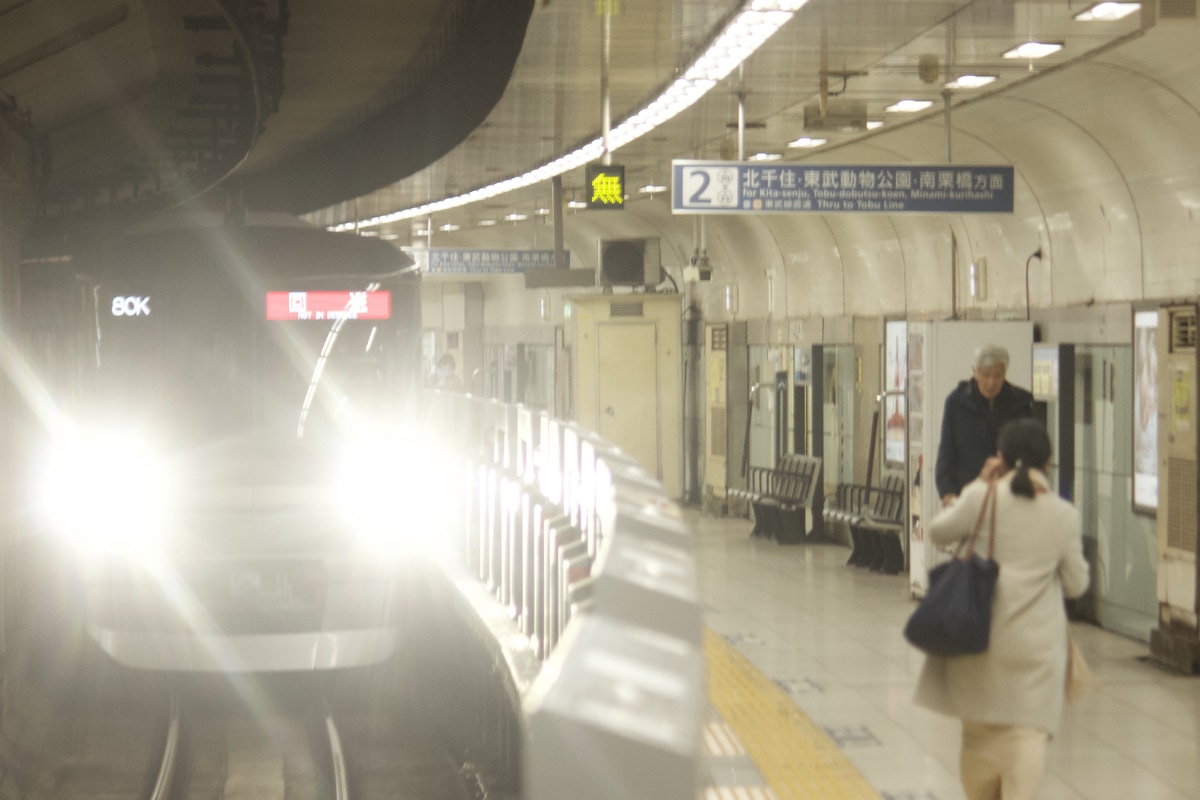 東京メトロ 千住検車区 13000系 13124F
