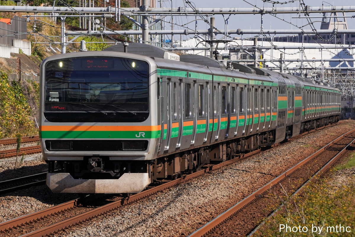 JR東日本 小山車両センター E231系 ヤマU526編成