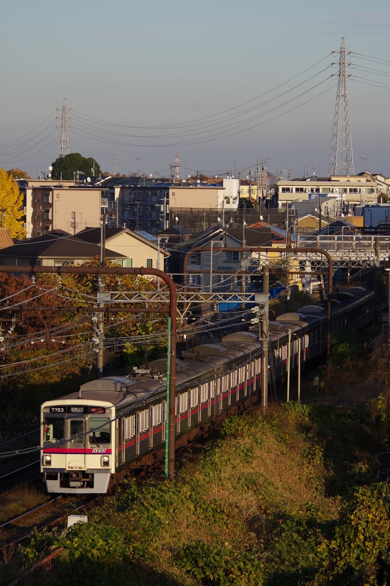 京王電鉄 若葉台検車区 7000系 7703編成