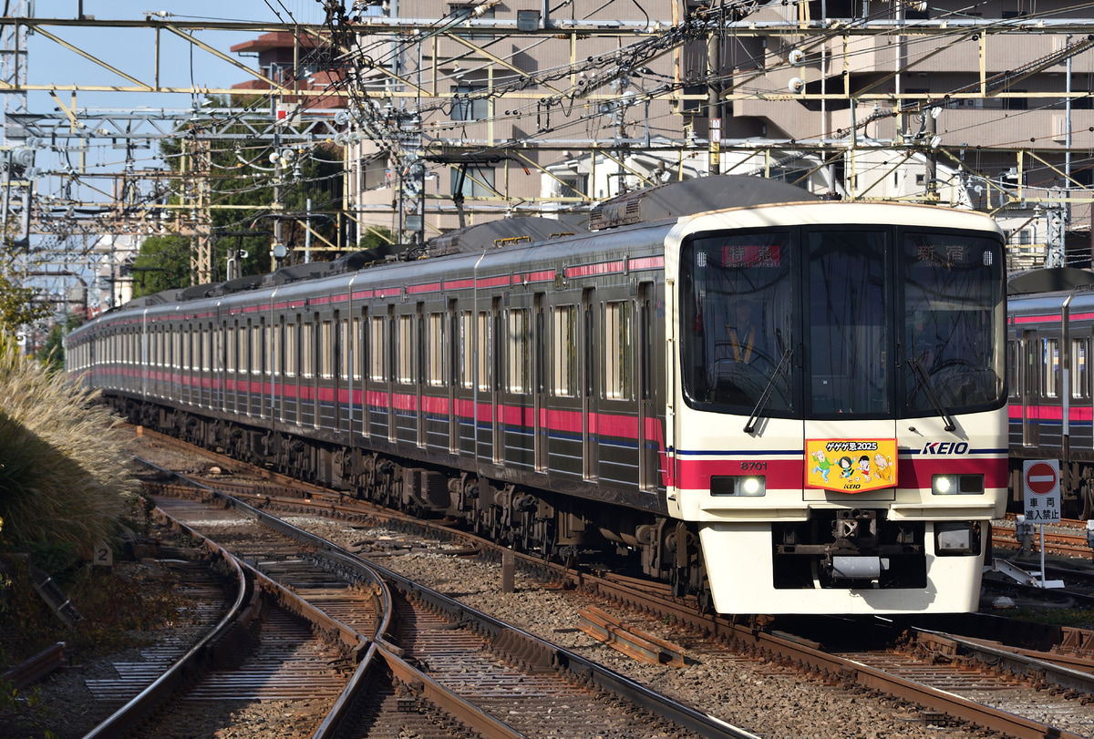 京王電鉄 若葉台検車区 8000系 8701F