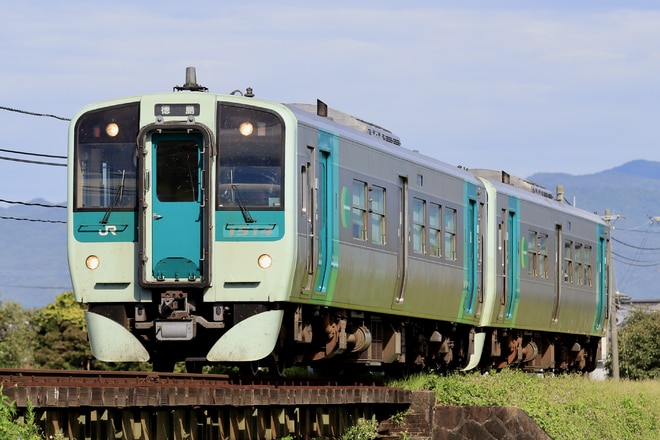 徳島運転所1500形1514を牛島～下浦間で撮影した写真