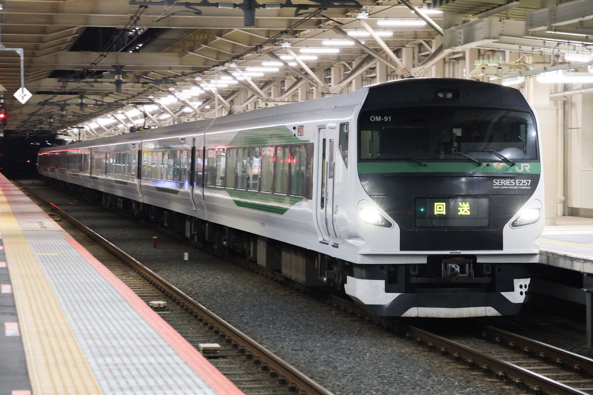 JR東日本 大宮総合車両センター東大宮センター E257系 オオOM-91編成