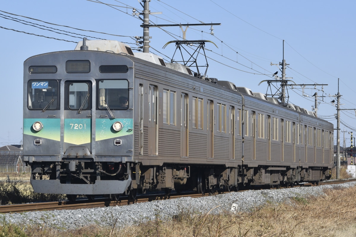 秩父鉄道 広瀬川原車両基地 7000系 7001F