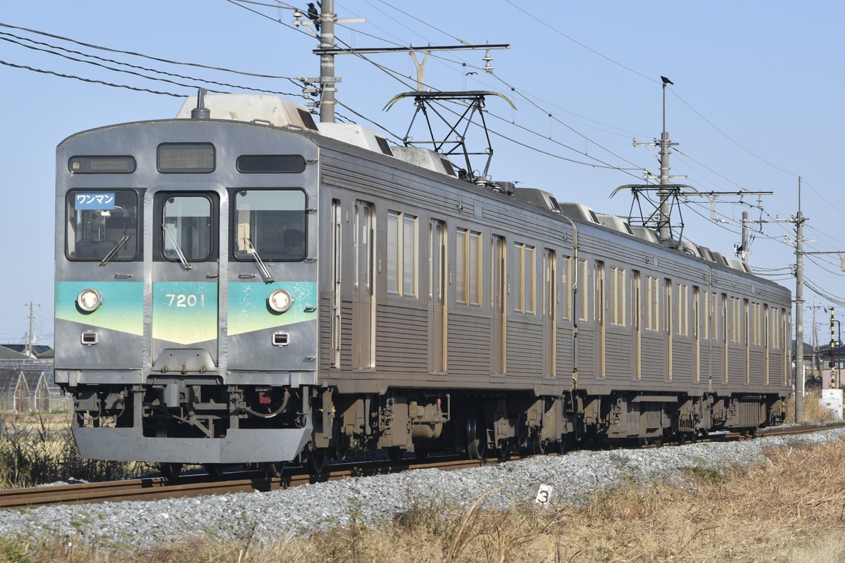 秩父鉄道 広瀬川原車両基地 7000系 7001F