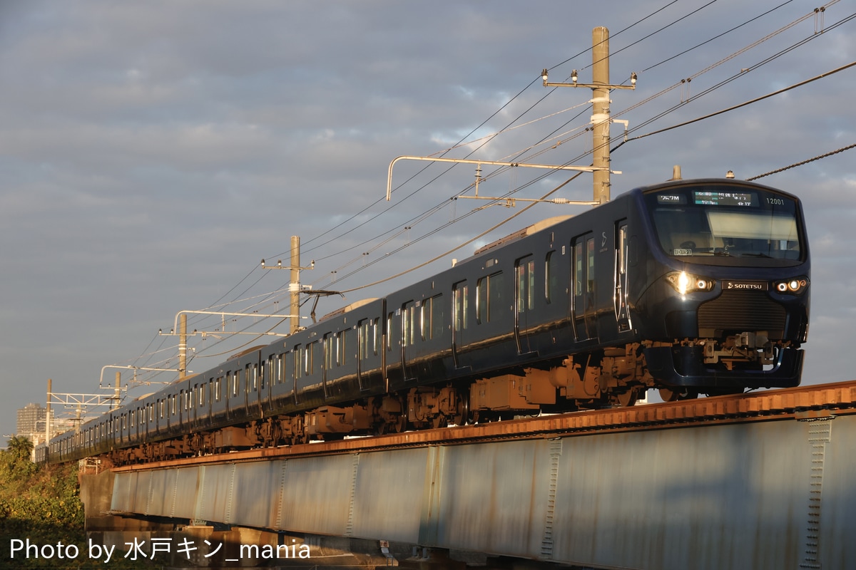 相模鉄道 かしわ台車両センター 12000系 12001F