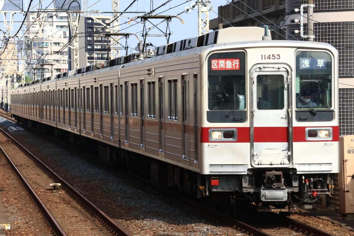 東武鉄道  10030系 11453f