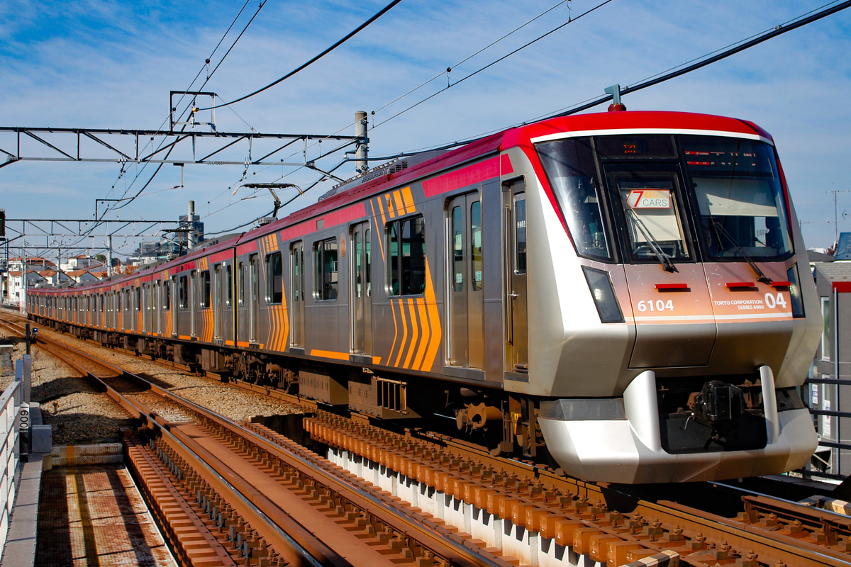 東急電鉄 長津田検車区 6000系 6104F
