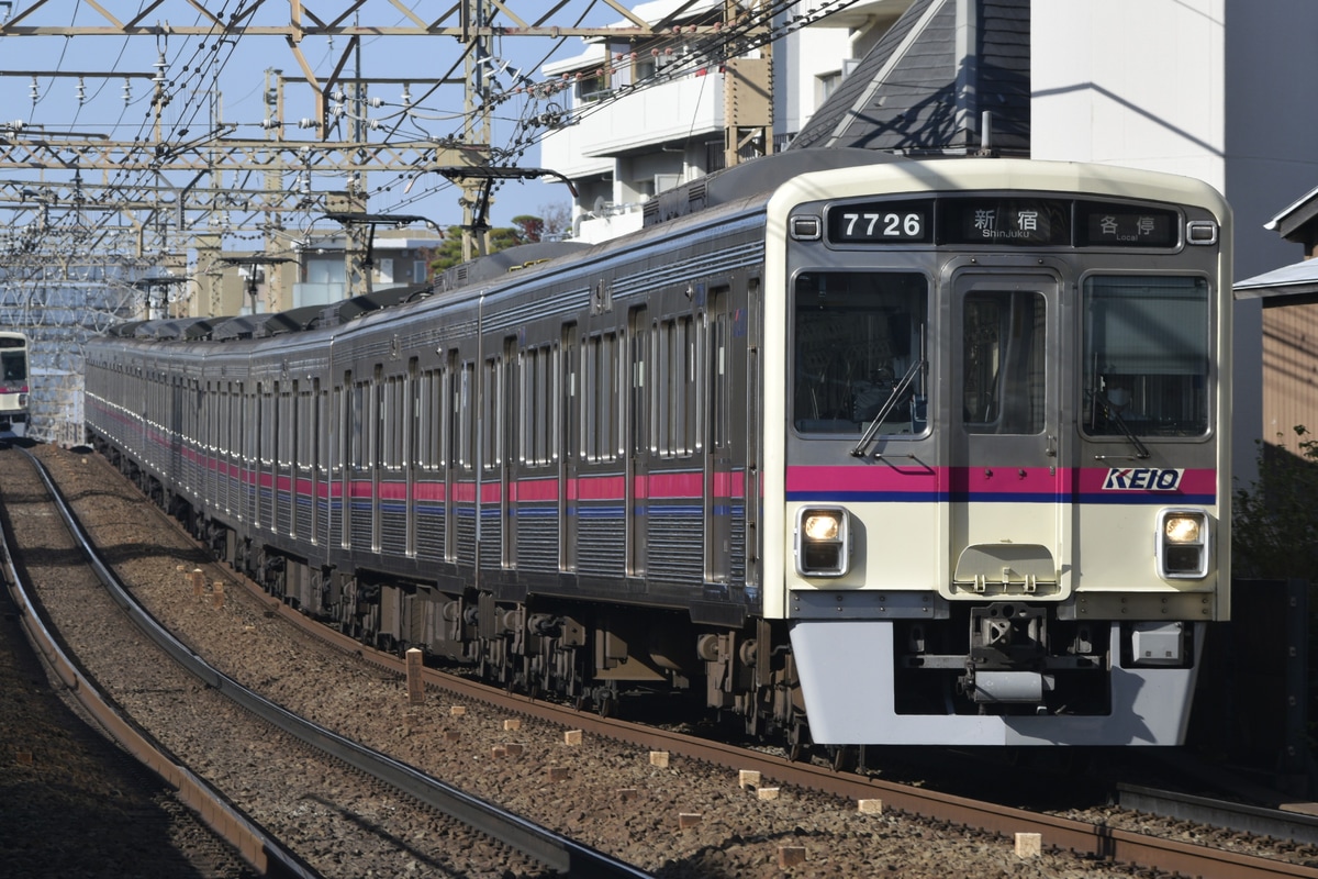 京王電鉄 京王線(若葉台検車区/高幡不動検車区) 7000系 7726F