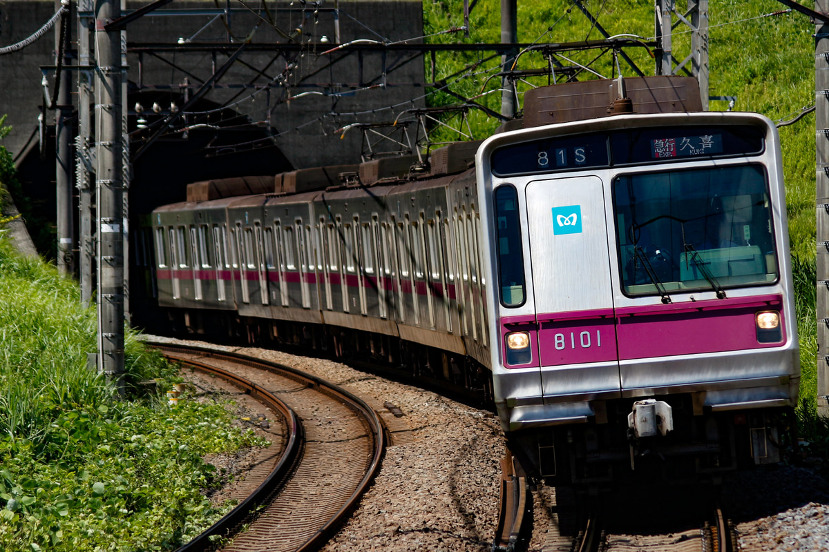 東京メトロ 鷺沼検車区 8000系 8101F