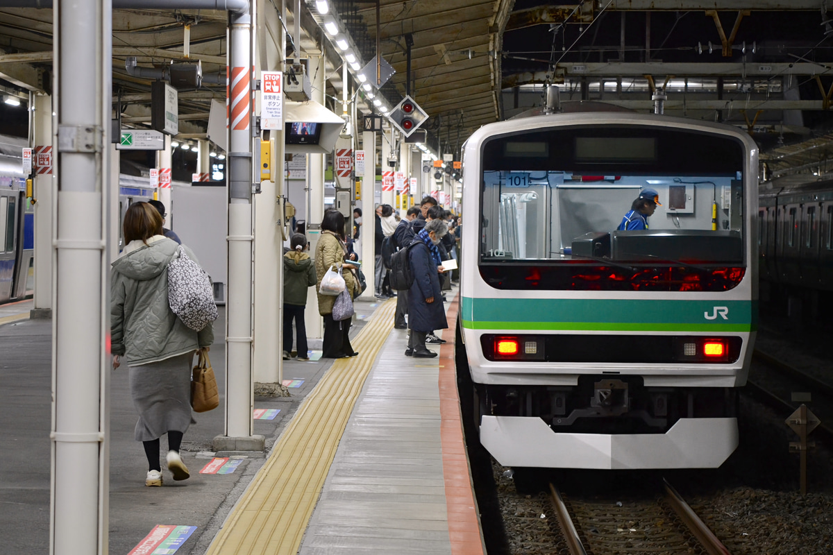 JR東日本 松戸車両センター本区 E231系 マト101編成