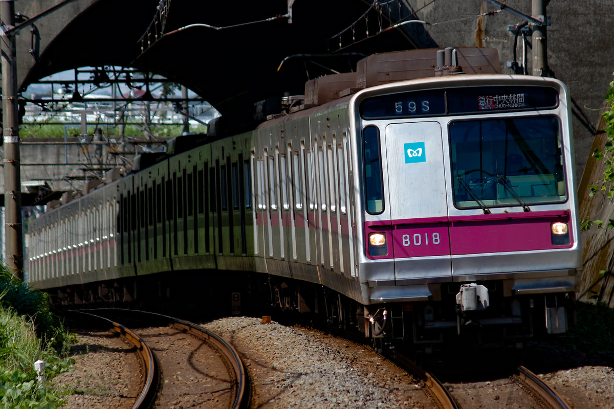 東京メトロ 鷺沼検車区 8000系 8118F