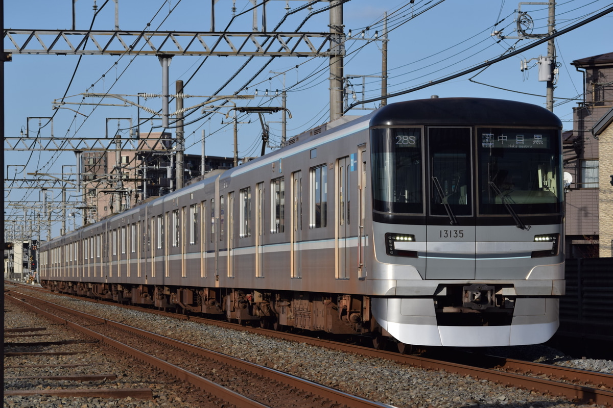 東京メトロ 千住検車区 13000系 13135F