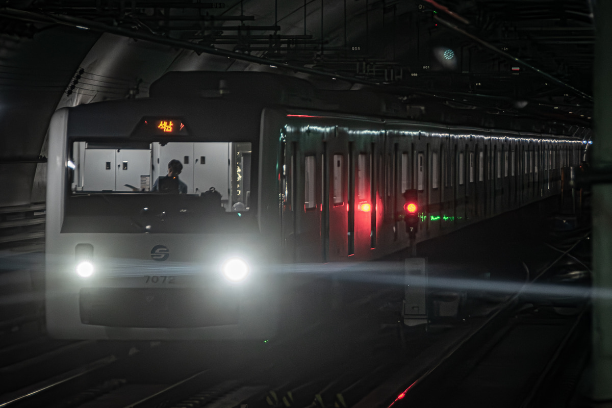 Seoul Metro 천왕車両センター 仁川市交通局(韓国語:仁川交通公社=인천교통공사)7000系4次車 772f