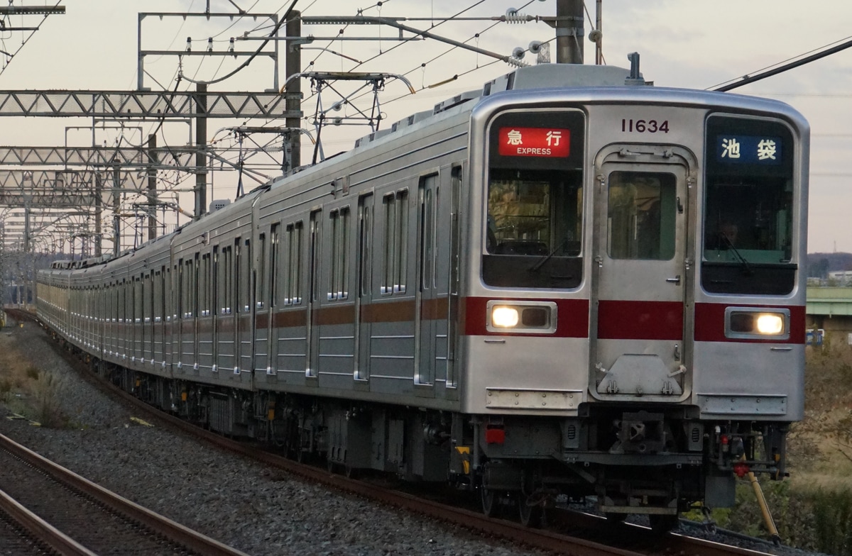 東武鉄道 森林公園検修区 10030系 11634F