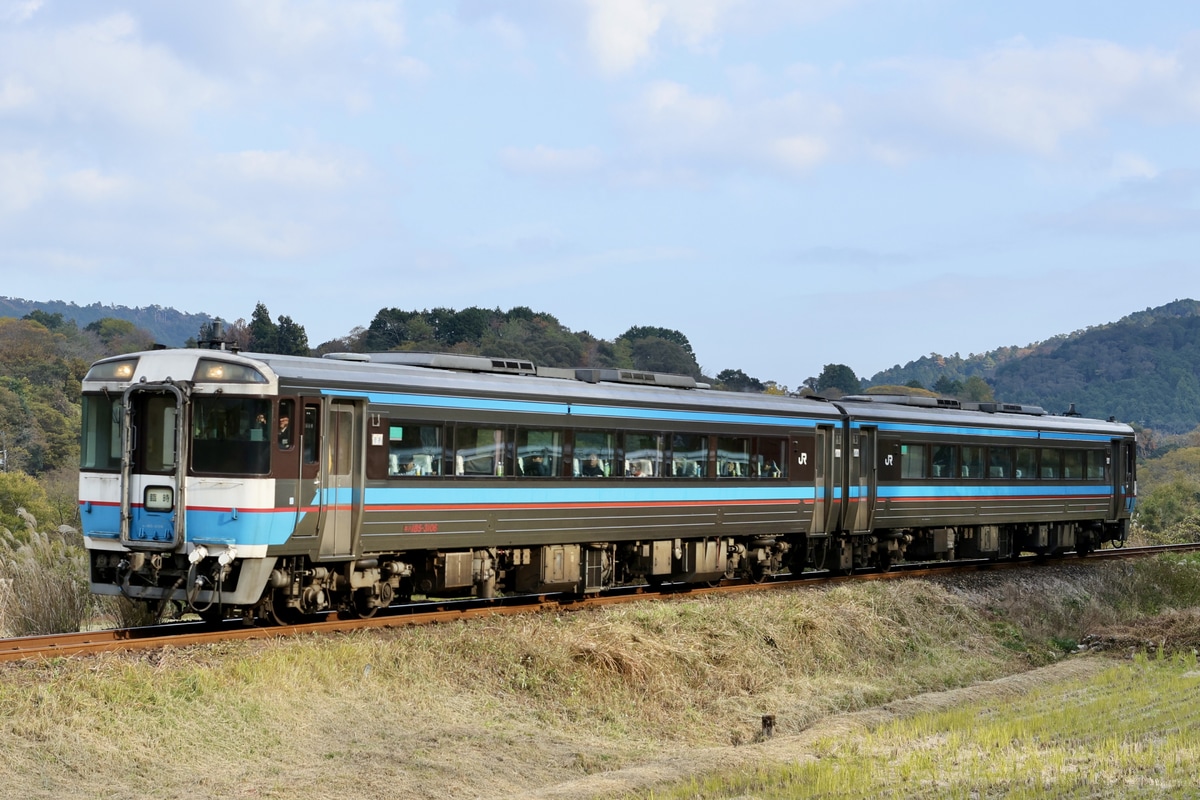 JR四国 松山運転所 キハ185系 3108