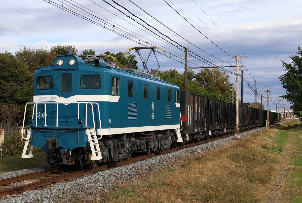 秩父鉄道 広瀬川原車両基地 デキ300形 デキ302