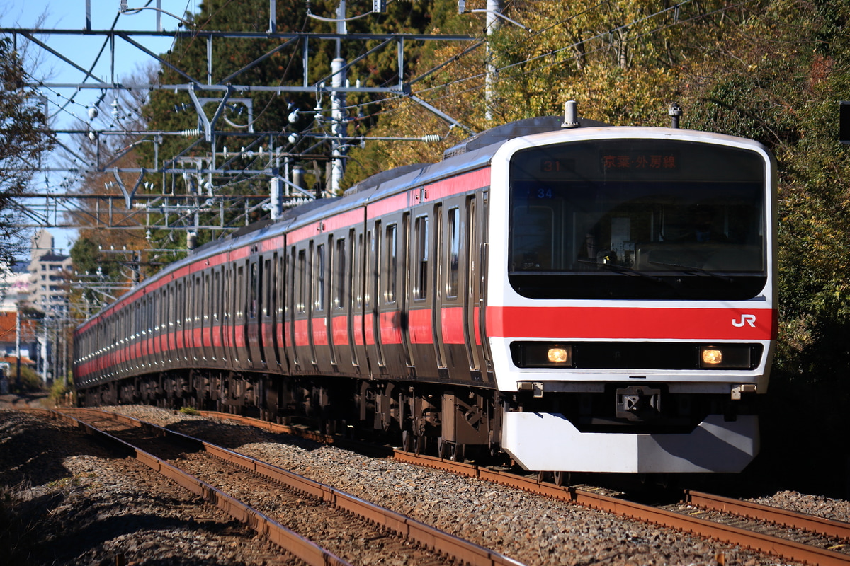 JR東日本 京葉車両センター 209系 ケヨ34編成