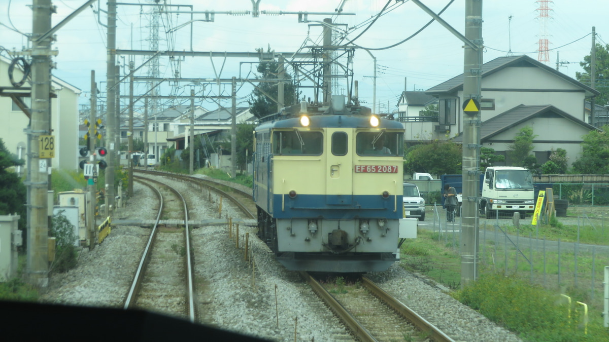 JR東日本 新鶴見機関区 EF65 2087
