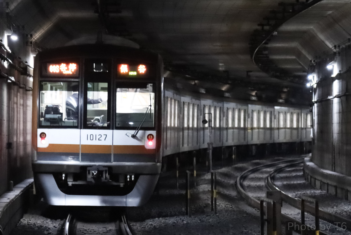 東京メトロ 和光検車区 10000系 10127f