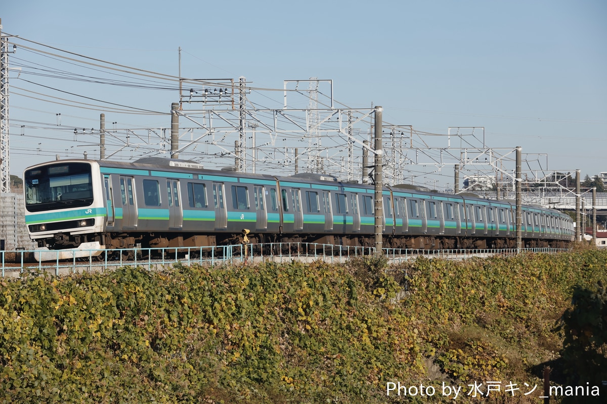 JR東日本 松戸車両センター本区 E231系 マト108編成