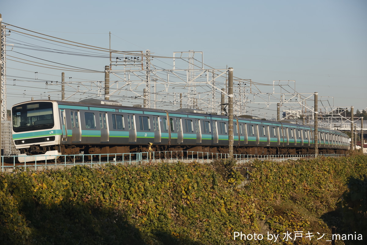 JR東日本 松戸車両センター本区 E231系 マト109編成
