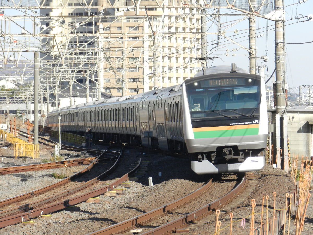 JR東日本 国府津車両センター E233系 コツE-12