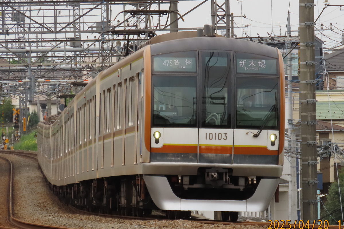 東京メトロ 和光検車区 10000系 10103F