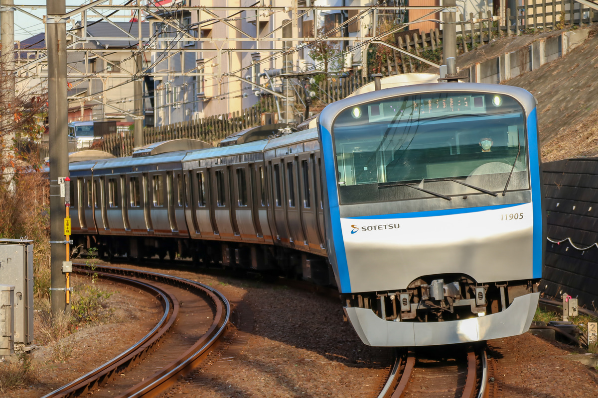 相模鉄道 かしわ台車両センター 11000系 11005F