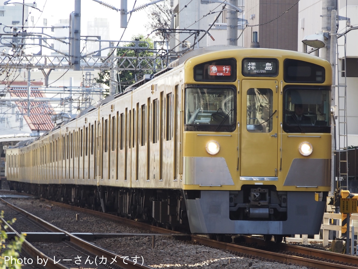 西武鉄道 南入曽車両管理所 2000系 2457F
