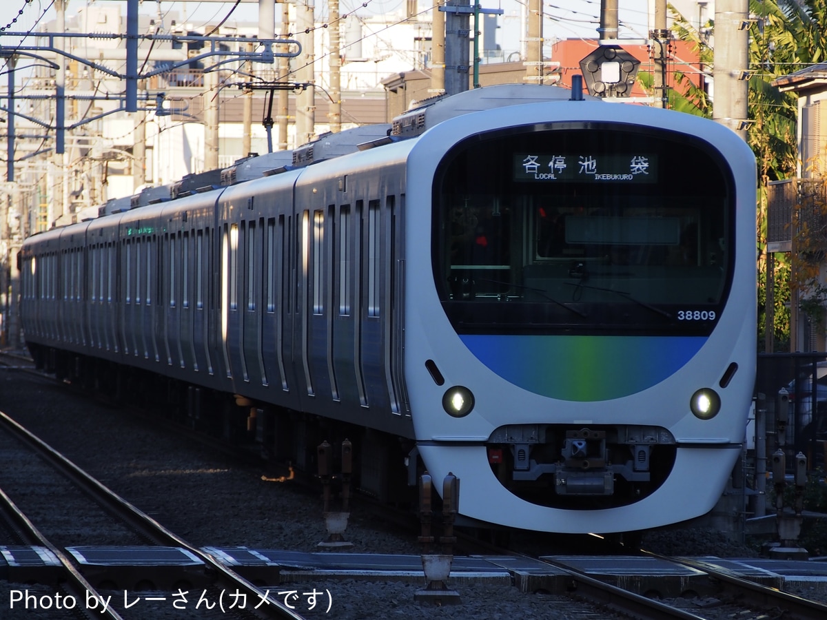 西武鉄道 武蔵丘車両管理所 30000系 38109F