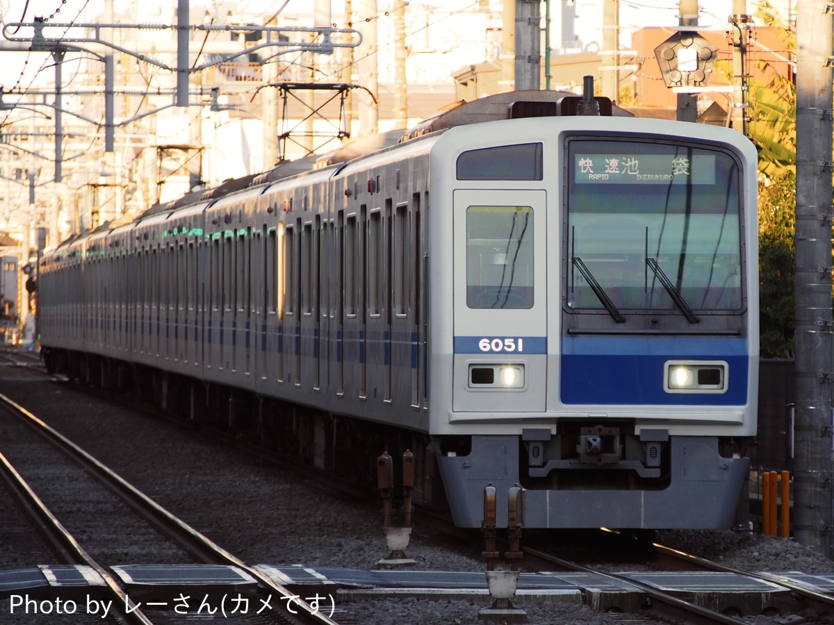 西武鉄道 小手指車両管理所 6000系 6151F