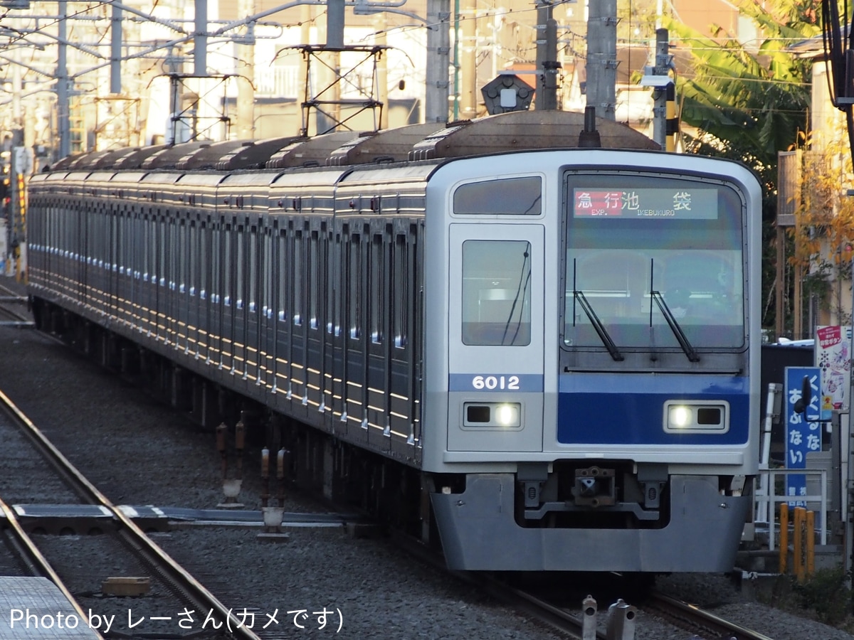 西武鉄道 小手指車両管理所 6000系 6112F