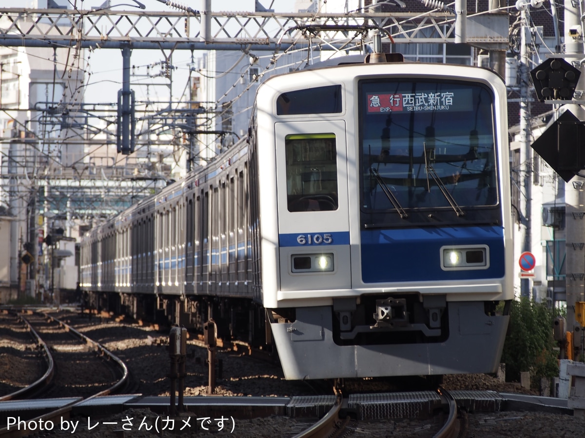 西武鉄道 小手指車両管理所 6000系 6105F