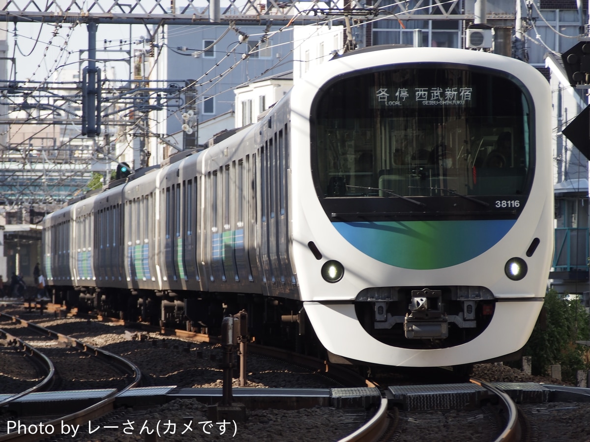西武鉄道 南入曽車両管理所 30000系 38116F
