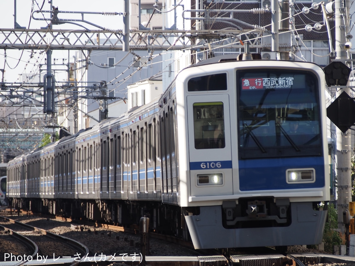 西武鉄道 小手指車両管理所 6000系 6106F