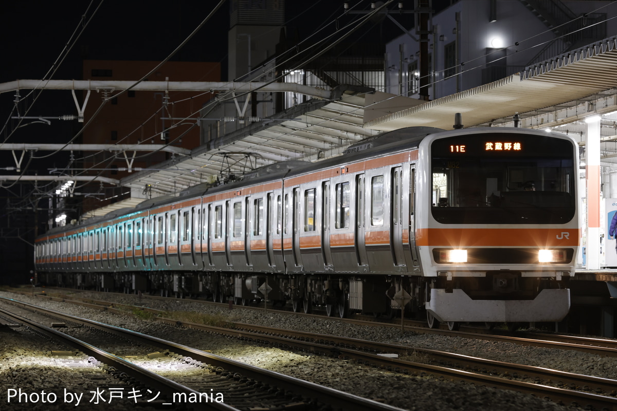 JR東日本 京葉車両センター 209系 ケヨM82編成