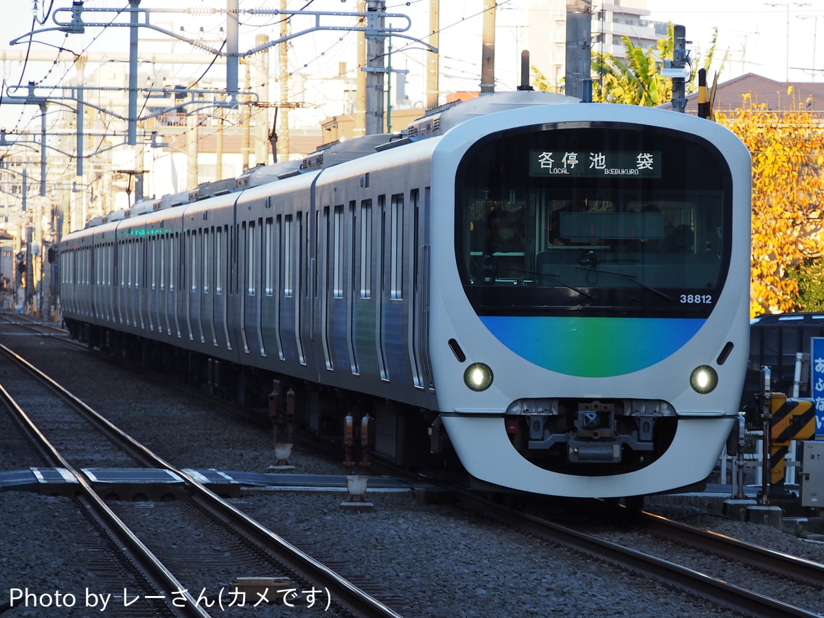 西武鉄道 武蔵丘車両管理所 30000系 38112F