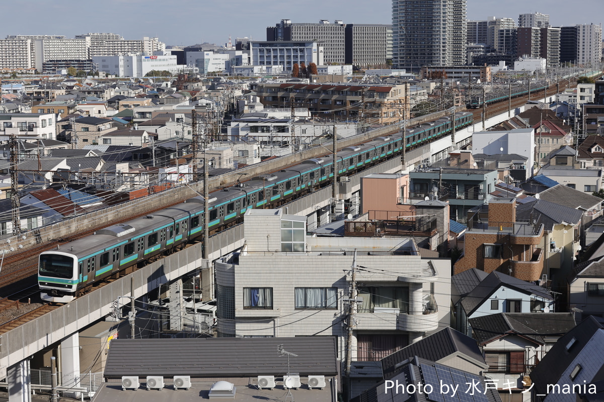 JR東日本 松戸車両センター本区 E231系 マト114編成