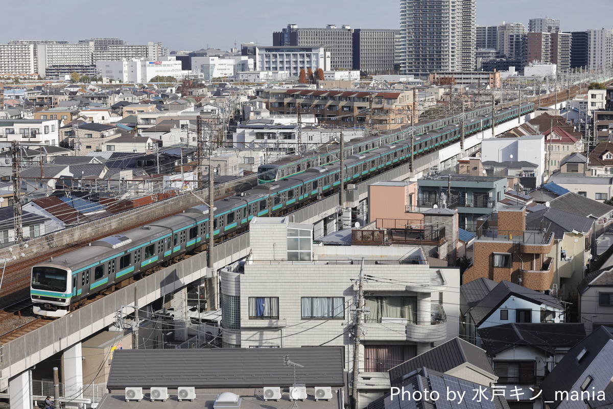 JR東日本 松戸車両センター本区 E231系 マト112編成