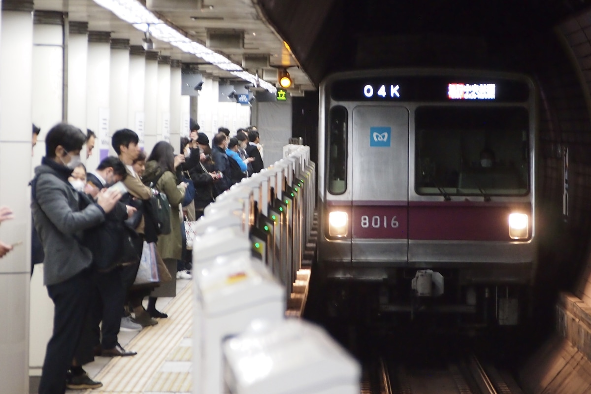 東京メトロ 鷺沼検車区 8000系 8116F
