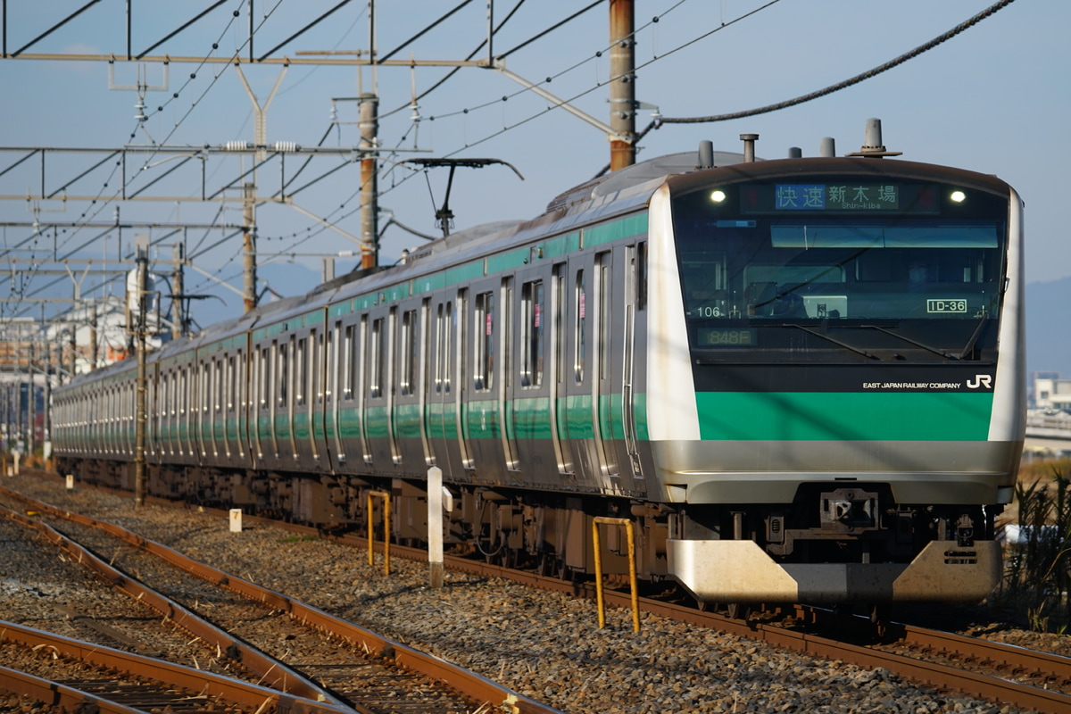 JR東日本 川越車両センター E233系 ハエ106編成