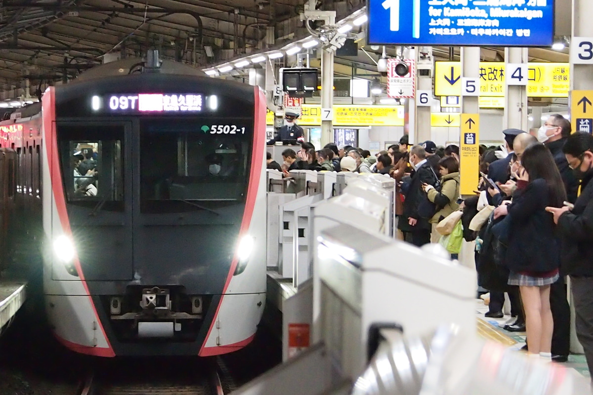 東京都交通局 馬込車両検修場 5500形 5502F