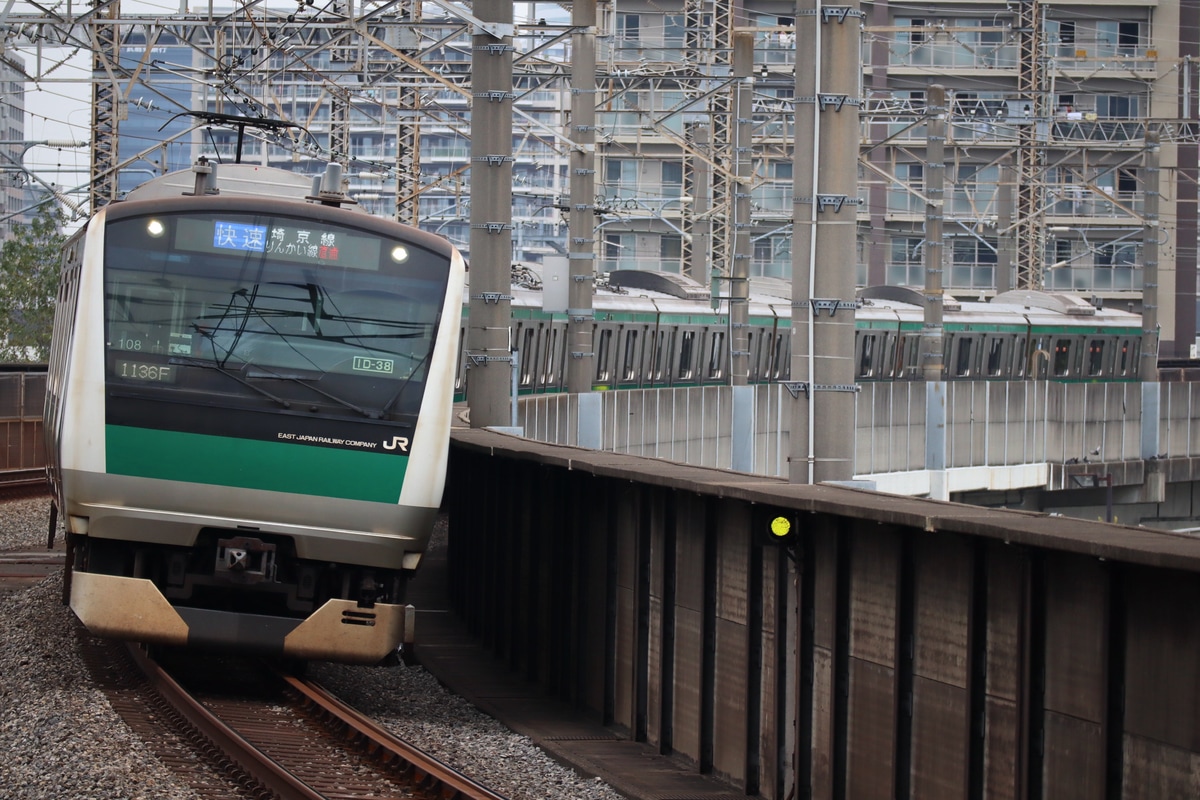 JR東日本 川越車両センター E233系 ハエ108編成